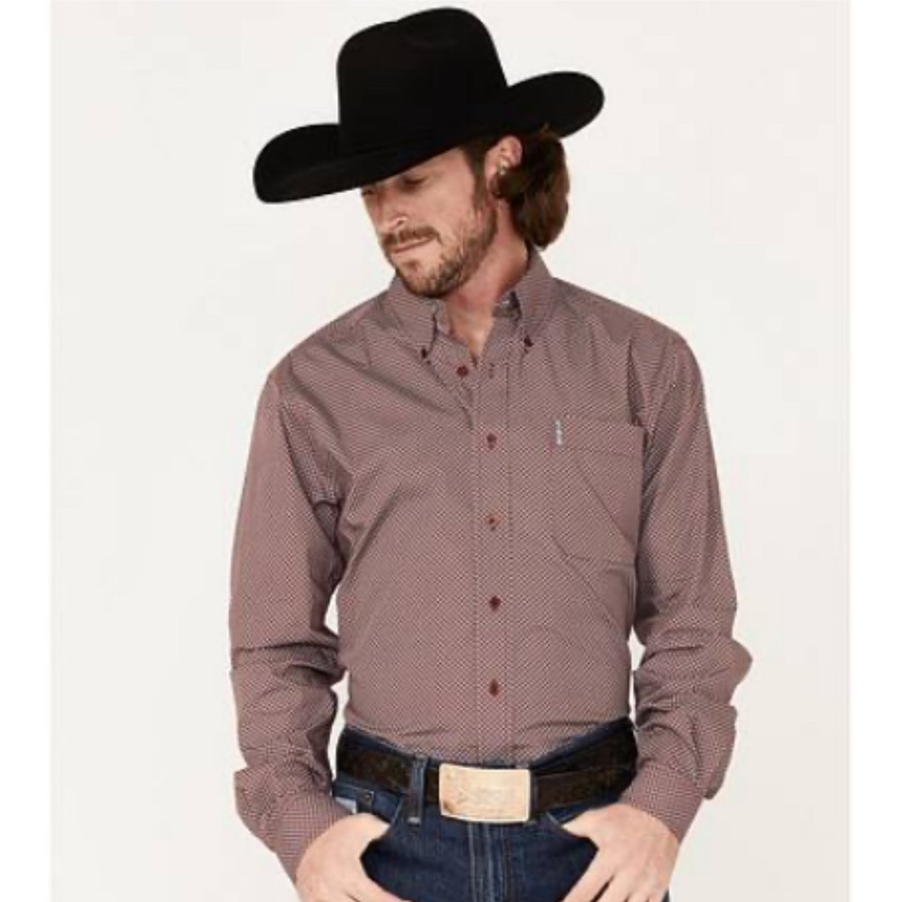 Cinch Western Style Button Down